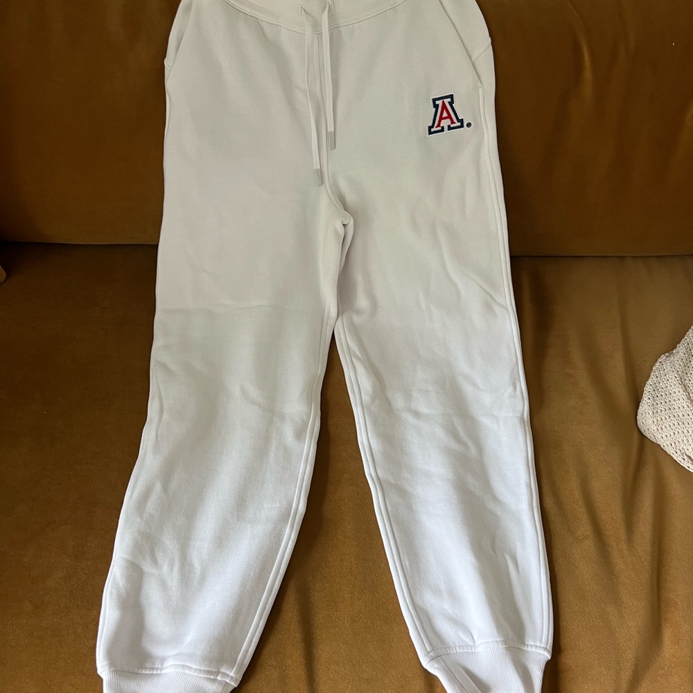 UofA - LULULEMON WOMENS BLOCK A RELAXED FIT FLEECE HIGH RISE JOGGER size 4
